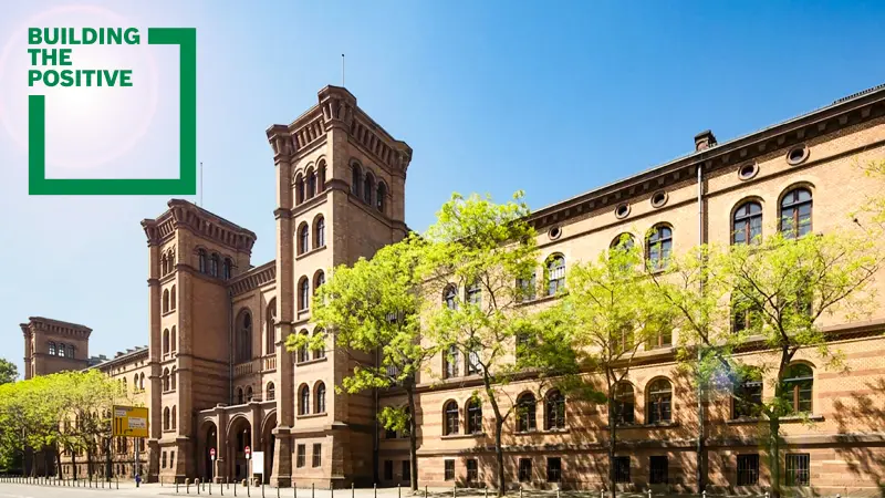 Außenansicht Gebäude Behördenzentrum Frankfurt