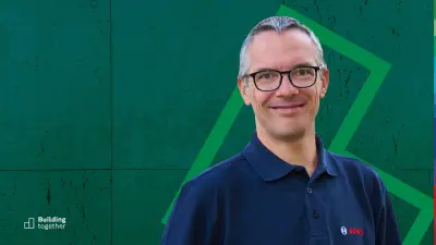 Christoph Vieregge, Portfoliomanager und Experte für Brandmeldesysteme bei Bosch Energy and Building Solutions, Portrait