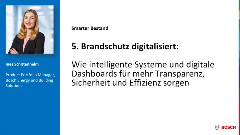NEXOSPACE Brandschutzsoftware kompakt erklärt im Bosch Business Webinar 