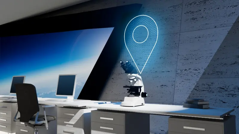 Material- und Werkzeugortung