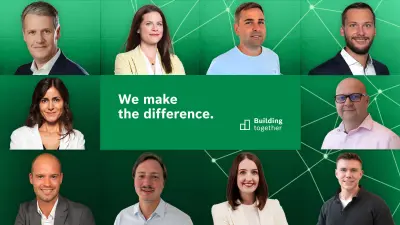 Die Gesichter des DORA-Expertenteams bei Bosch Energy and Building Solutions