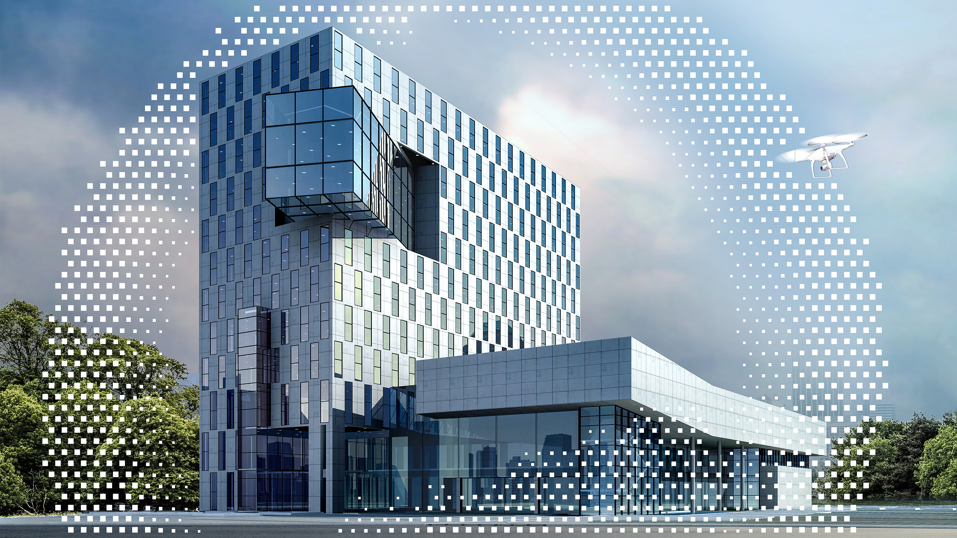 Integrierte Drohnendetektion | Building Technologies