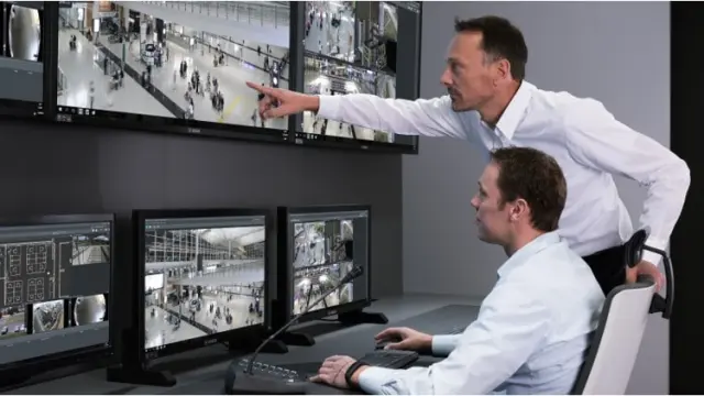 Security center in a hospital