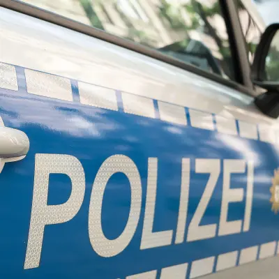 Nahaufnahme eines Polizeiautos