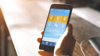 The lighting can be controlled via WLAN