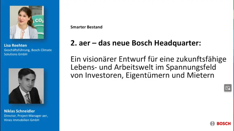 aer – visionäre kommerzielle Immobilien: das neue Bosch Headquarter 