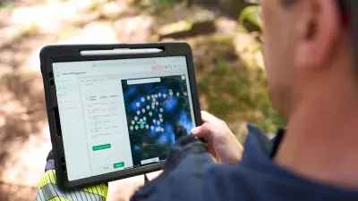 An expert is planning the use of wildfire detectors.