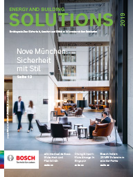 SOLUTIONS Magazin 2019. Das Kundenmagazin von Bosch Energy and Building Solutions | Bosch Sicherheitssysteme GmbH