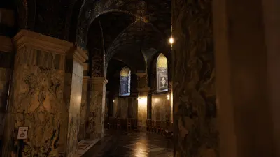 Interior view, Aachen Cathedral