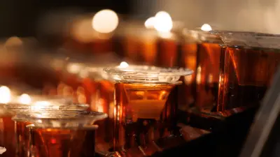Candlelight in Aachen Cathedral