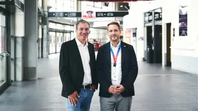 Mirco Markfort and Wolfgang Kirschniok from the Rudolf Weber-Arena Oberhausen, Germany