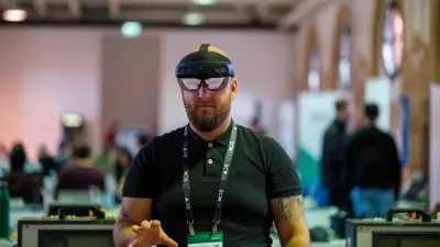 Mixed reality for smart buildings: for wayfinding in a building or digitally facilitating maintenance of building systems. 