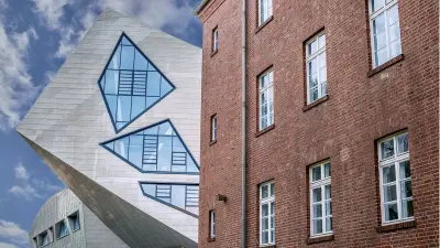 Central building Leuphana Lüneburg, Germany, exterior view