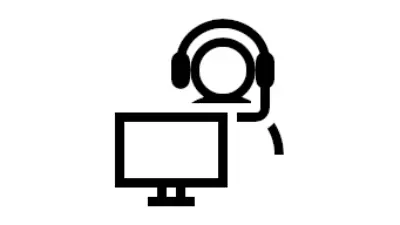 Icon desktop user headset