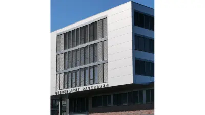 Exterior view of building Q 