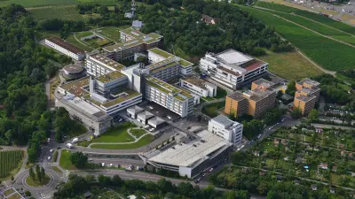 Aerial view of the Robert Bosch Hospital