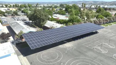 Rowland School District, school building, exterior view
