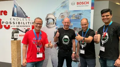 Christian Baranowski, Andreas Mauer und weitere Kollegen, die gemeinsam die DOSHConf organisieren