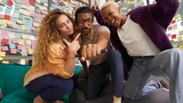 Gruppe junger Erwachsener