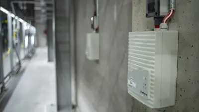 Aspiration smoke detector installed at FTZ warehouse