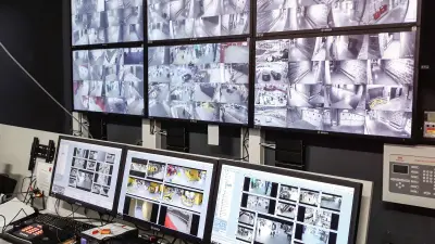 The control room of IKEA Mar Shopping mall.