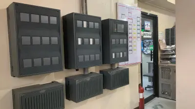 Bosch AVENAR panels in manufacturing plant Treasure Island