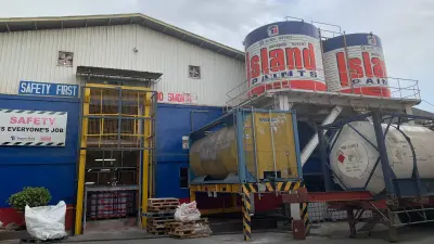 Manufacturing plant Treasure Island