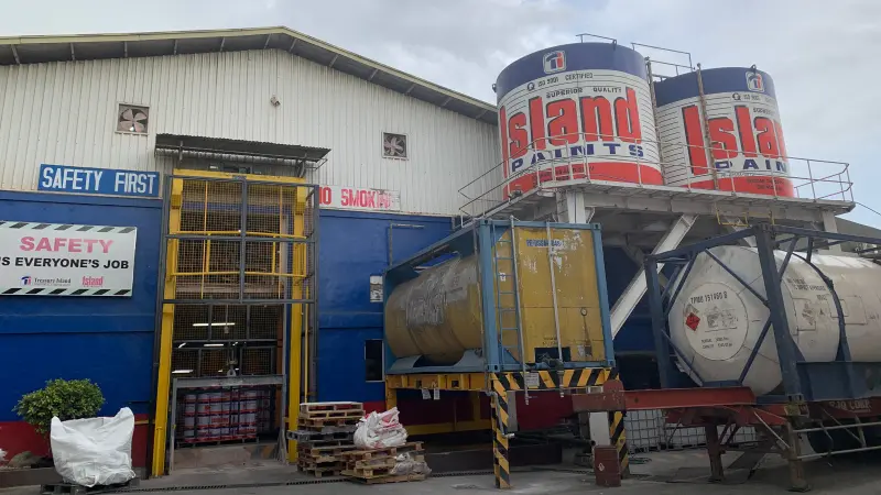 Manufacturing plant Treasure Island