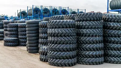 Large paper and cardboard storage outdoor with roof