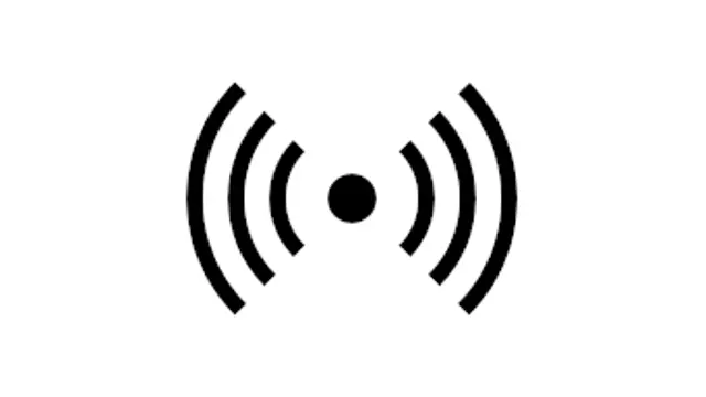 Icon of signal waves