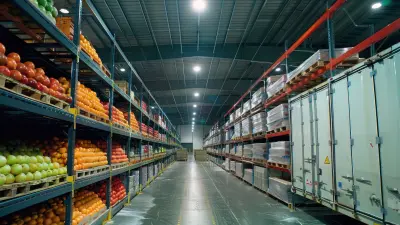 Storage room with fruits