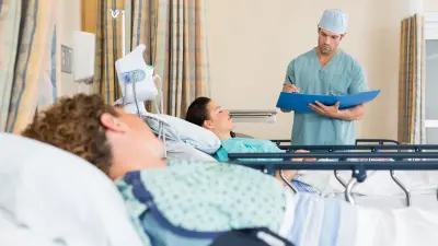 Combined fire hazards in hospital complexes