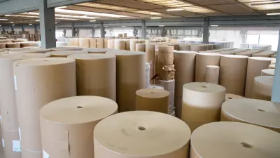Paper storage with huge paper rools