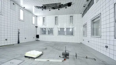 Test chamber of fire laboratory