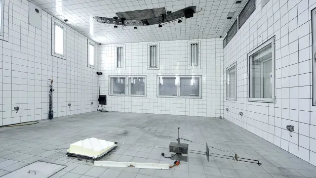 Test chamber of fire laboratory