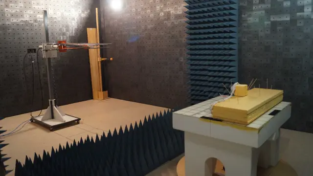 Inside the test laboratory for electromagnetic comapatibility