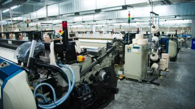 highly automated car production hall