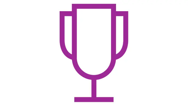 icon for success showing a trophy