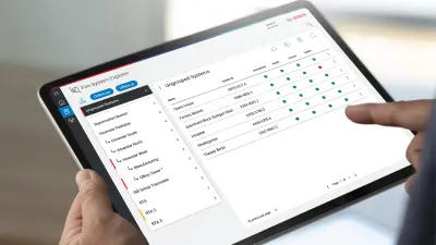 tablet with NEXOSPACE interface