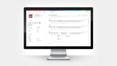 monitor with Safety Systems Designer program running on it